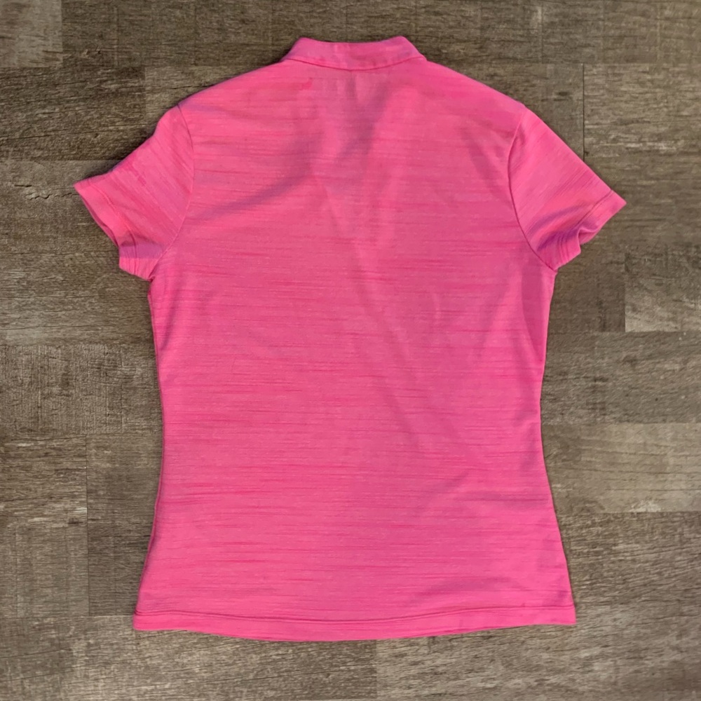 Womens Pink Nike Golf Shirt Size Medium - Picture 3 of 4